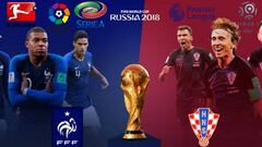 France vs Croatia: representing the leagues of Europe