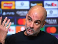 The Manchester City coach attended a Palestine charity concert in Barcelona last week.