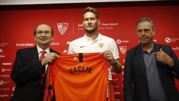 Vaclik: "Estaba convencido de que el Sevilla era mi sitio"