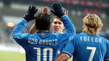 Agüero, Luis García y Forlán.