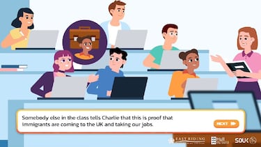 Pathways: quién es Amelia y por qué este personaje de un videojuego del Gobierno británico se ha viralizado en redes