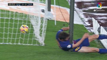 Lo que no se vio del golazo de Suárez: el golpe de Sergi Roberto