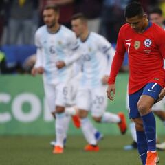 La lesión que provocó la salida de Alexis Sánchez a los 15 minutos