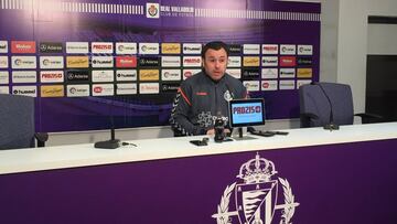 Sergio González, entrenador del Real Valladolid.
