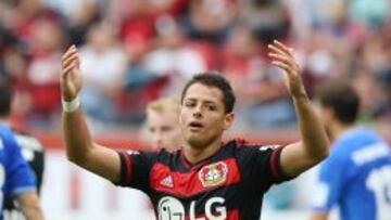 Amargo debut de Chicharito en la Bundesliga con el Leverkusen