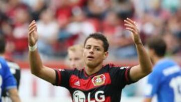 Amargo debut de Chicharito en la Bundesliga con el Leverkusen