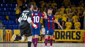 El partido del Bar?a ante Valdepe?as