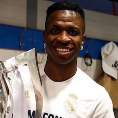 Vinicius, celebración con reivindicación: "Y algunos decían que ni vestiría esta camiseta..."