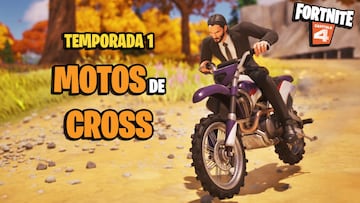 &iquest;D&oacute;nde encontrar Motos de Cross en Fortnite Cap&iacute;tulo 4 - Temporada 1? Todas las ubicaciones