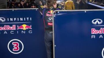 El papel de Vettel en estos primeros test de Jerez ha sido casi de espectador, con muy poca actividad en pista.