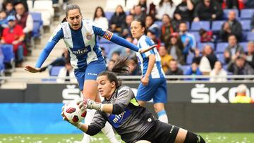 22/04/19 PARTIDO LIGA IBERDROLA FUTBOL FEMENINO 
 ESPANYOL FEMENINO ATLETICO DE MADRID FEMENINO 
 
 
 INES MIMI