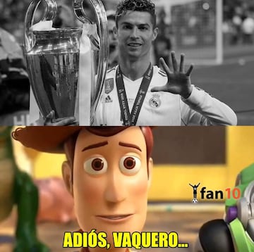 Los memes de la salida de Cristiano Ronaldo del Real Madrid