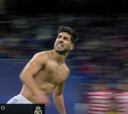La 'folha seca' supersónica de Asensio que reventó el Bernabéu: lo que hizo el balón es de locos