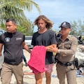 Daniel Sancho, the son of Spanish actor Rodolfo Sancho Aguirre, assists Thai police with investigations after he was arrested on charges of murder