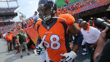 Ryan Harris, con los Broncos.