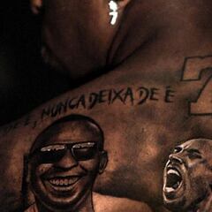 Vinicius’ new tattoo, inspired by sports legends: Pelé, Bryant, Jordan, Ali