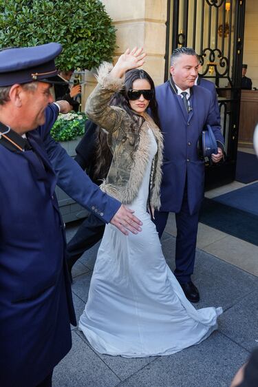 Rosalía durante la Semana de la Moda de París, el 29 de septiembre de 2025, en París, Francia.