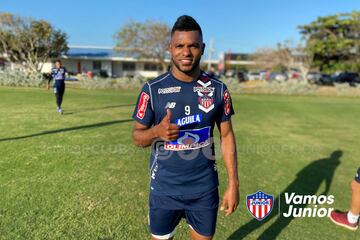 Es el fichaje estrella del FPC.Junior logró el préstamo con Palmeiras. Miguel Borja espera volver a ser goleador en Colombia y figura en Libertadores, el gran objetivo del club