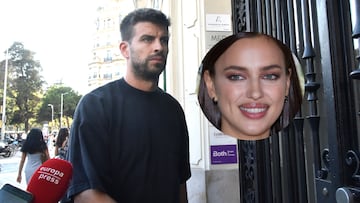 Piqué e Irina Shayk ‘se encuentran’ en París. EUROPA PRESS.