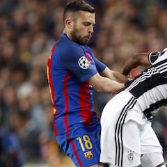 Cuadrado vs Barcelona: Datos y duelo con Jordi Alba