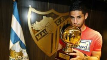 Isco con el premio