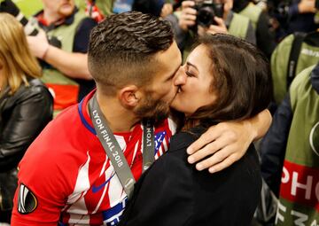 Koke y su pareja.