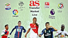 Transfer market live online: Monday 17 July 2017