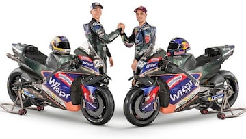 Raúl Fernández y Miguel Oliveira con las Aprilia del RNF.