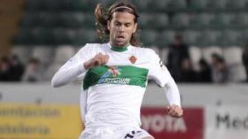 David Sánchez, en el partido.