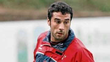 <b>REENCUENTRO. </b>Sastre, manejando el balón en el entrenamiento.