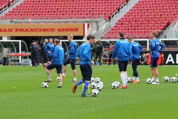 Así se vivió el entrenamiento de Islandia para enfrentar al Tri