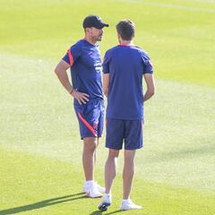 Nehuén y Lecomte, novedades de la lista del Atlético frente al Elche