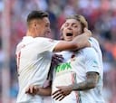 El Augsburgo triunfa con el fútbol alemán de antaño