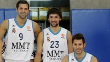 <b>OLÍMPICOS. </b>Sergio Rodríguez, Felipe Reyes, Sergio Llull y Rudy Fernández se presentan en el Palacio tras ganar la plata en Londres.