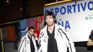 <b>EN VALENCIA. </b>El Deportivo, tras dos días concentrado en Oliva, se desplazó ayer a la capital del Turia, donde jugará hoy.