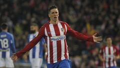 Torres con el Atleti: 10 goles al Barcelona en 18 partidos