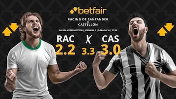 Racing de Santander vs. CD Castellón: horario, dónde ver, pronósticos y estadísticas