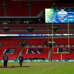 El césped de Wembley, en mal estado por la NFL