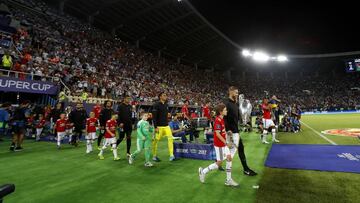 Supercopa de Europa de 2017, en Skopje.