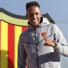 Yerry Mina: "Siempre soñé y es un orgullo estar en el Barça"