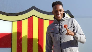 Yerry Mina: "Siempre soñé y es un orgullo estar en el Barça"