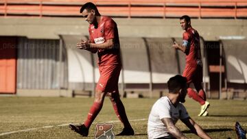 Federico Laurito tras marcar su primer gol