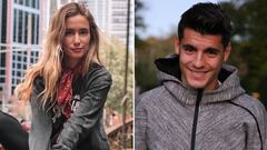 Im&aacute;genes de la instagramer Mar&iacute;a Pombo y del futbolista &Aacute;lvaro Morata.