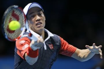 Kei Nishikori venció a Ferrer en una nueva jornada del Masters.