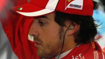Alonso se mostró preocupado con su quinta posición.