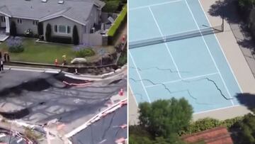 Aparecen enormes grietas en el suelo de Los Ángeles: los daños pueden ser cuantiosos