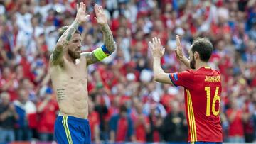 Sergio Ramos y Juanfran