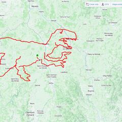 El mayor dibujo hecho con GPS en bicicleta: un dinosaurio de 1.000 kilómetros