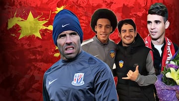 Tévez, Witsel, Pato y Oscar son algunos de los fichajes estrella en China.