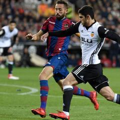 El Valencia no ha perdido con Guedes y Carlos Soler de titulares